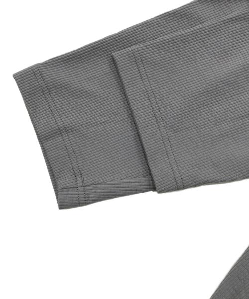 JACKMAN（ジャックマン）JACKMAN (ジャックマン) GS Owners Cardigan グレー サイズ:LARGEの古着・服飾アイテム