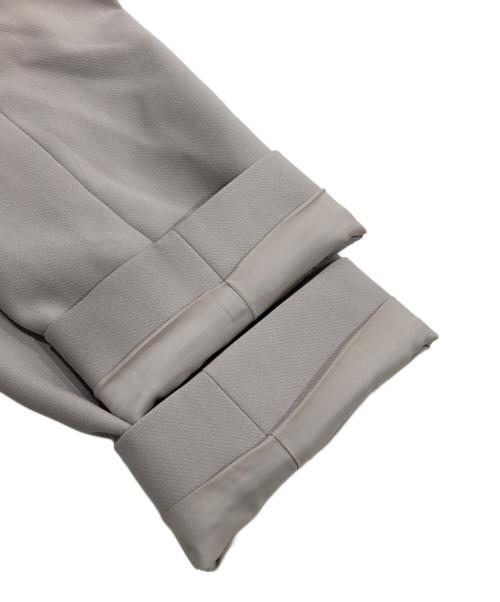 23区（ニジュウサンク）23区 (ニジュウサンク) グロッシーダブルクロス Ｖカラーコート ベージュ サイズ:38の古着・服飾アイテム