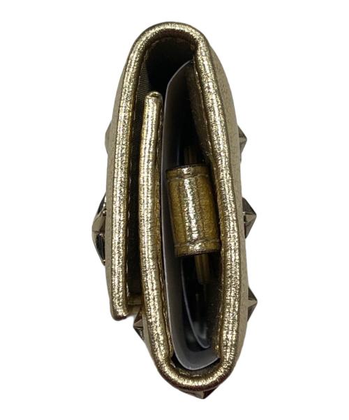 JIMMY CHOO（ジミーチュウ）JIMMY CHOO (ジミーチュウ) NEPTUNE-キーケース ゴールドの古着・服飾アイテム