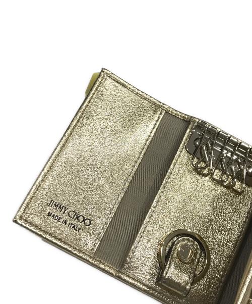 JIMMY CHOO（ジミーチュウ）JIMMY CHOO (ジミーチュウ) NEPTUNE-キーケース ゴールドの古着・服飾アイテム