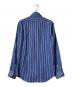 RALPH LAUREN Purple Label (ラルフ ローレン パープル レーベル) リネンストライプシャツ ホワイト×ブルー サイズ:15：16000円