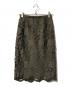 N°21（ヌメロヴェントゥーノ）の古着「レーススカート」｜カーキ