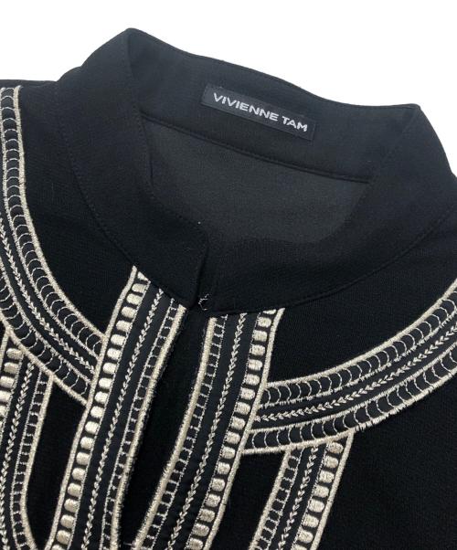 VIVIENNE TAM（ヴィヴィアンタム）VIVIENNE TAM (ヴィヴィアンタム) チュニック ブラック サイズ:1の古着・服飾アイテム