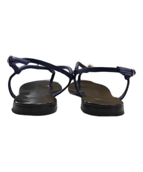 GIUSEPPE ZANOTTI（ジュゼッペザノッティ）GIUSEPPE ZANOTTI (ジュゼッペザノッティ) ROCK 10 INFRADITO ブルー サイズ:36の古着・服飾アイテム