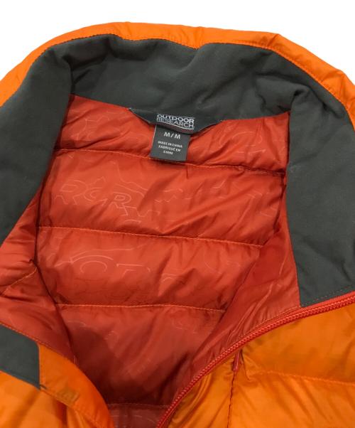 OUTDOOR RESEARCH（アウトドアリサーチ）OUTDOOR RESEARCH (アウトドアリサーチ) ダウンジャケット/中綿ジャケット オレンジ サイズ:Ｍの古着・服飾アイテム
