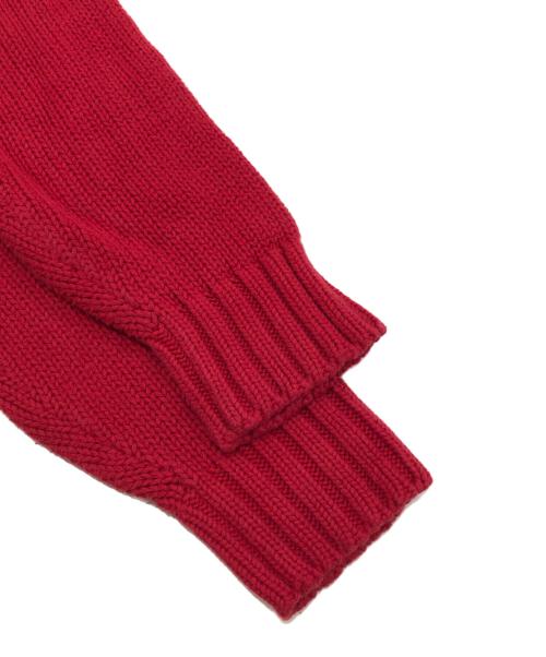 POLO RALPH LAUREN（ポロ・ラルフローレン）POLO RALPH LAUREN (ポロ・ラルフローレン) 星条旗クルーネックニット レッド サイズ:Lの古着・服飾アイテム