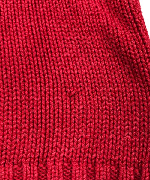 POLO RALPH LAUREN（ポロ・ラルフローレン）POLO RALPH LAUREN (ポロ・ラルフローレン) 星条旗クルーネックニット レッド サイズ:Lの古着・服飾アイテム