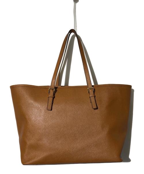MICHAEL KORS（マイケル・コース）MICHAEL KORS (マイケルコース) Luggage MD TRAVEL TOTE ブラウンの古着・服飾アイテム