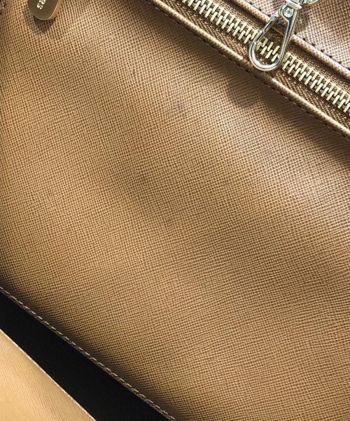 MICHAEL KORS（マイケル・コース）MICHAEL KORS (マイケルコース) Luggage MD TRAVEL TOTE ブラウンの古着・服飾アイテム