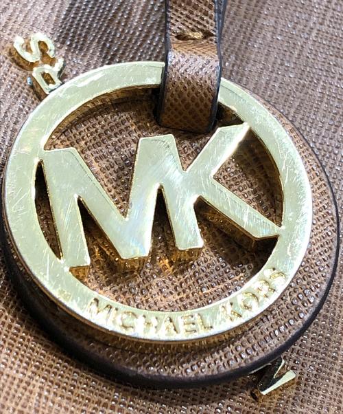 MICHAEL KORS（マイケル・コース）MICHAEL KORS (マイケルコース) Luggage MD TRAVEL TOTE ブラウンの古着・服飾アイテム