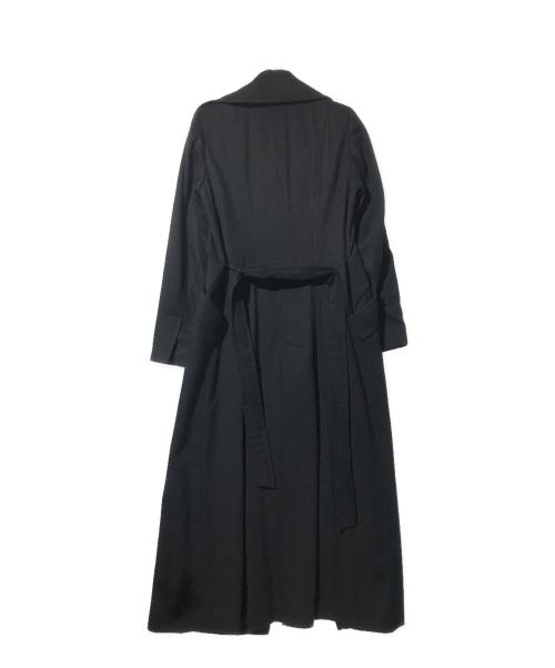 mikako nakamura（ミカコ ナカムラ）mikako nakamura (ミカコ ナカムラ) カシミヤコート ブラック サイズ:38の古着・服飾アイテム