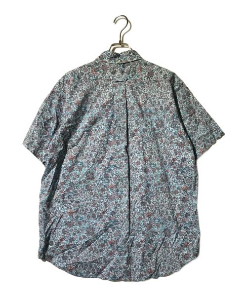Engineered Garments（エンジニアドガーメンツ）Engineered Garments (エンジニアードガーメンツ) フローラルプリントPOシャツ ブルー サイズ:Mの古着・服飾アイテム