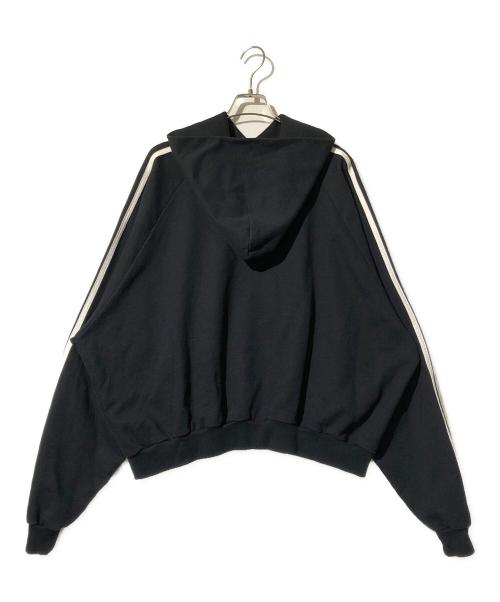 BALENCIAGA（バレンシアガ）BALENCIAGA (バレンシアガ) adidas (アディダス) コラボパーカー ブラック サイズ:Lの古着・服飾アイテム