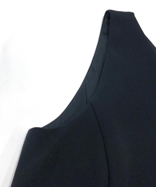 FOXEY NEWYORK（フォクシーニューヨーク）FOXEY NEWYORK (フォクシーニューヨーク) ノースリーブワンピース ブラック サイズ:38の古着・服飾アイテム