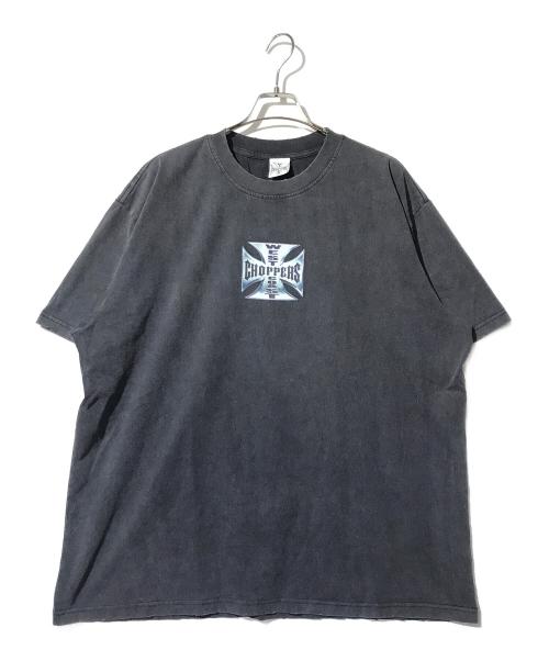 USED（ユーズド）ＵＳＥＤ (ユーズド) プリントTシャツ ブラック サイズ:XLの古着・服飾アイテム