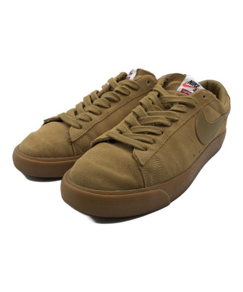 NIKE SB（ナイキエスビー）NIKE SB (ナイキエスビー) SUPREME (シュプリーム) Blazer Low GT ブラウン サイズ:27.5の古着・服飾アイテム