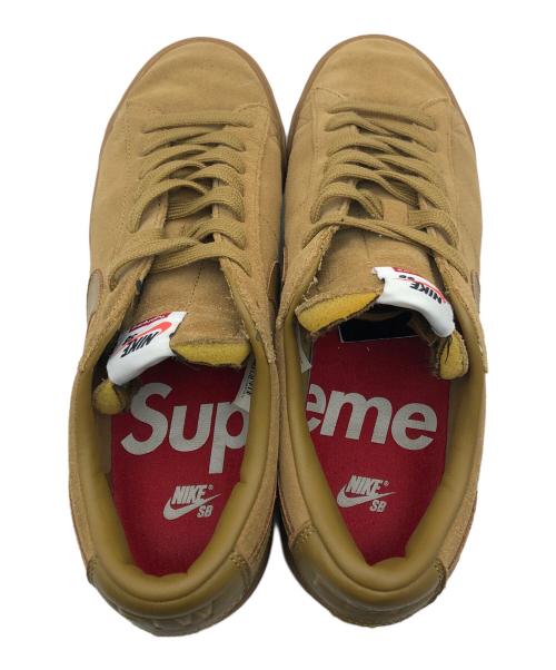 NIKE SB（ナイキエスビー）NIKE SB (ナイキエスビー) SUPREME (シュプリーム) Blazer Low GT ブラウン サイズ:27.5の古着・服飾アイテム
