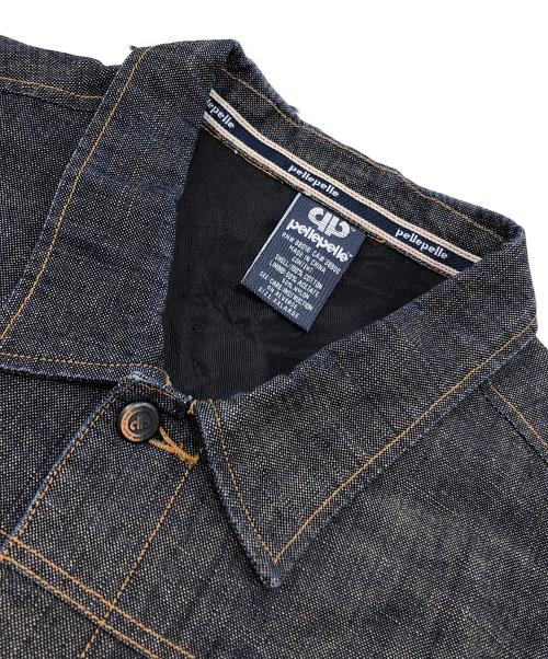 pellepelle（ペレペレ）pellepelle (ペレペレ) パッチワークデニムジャケット インディゴ サイズ:XXLの古着・服飾アイテム