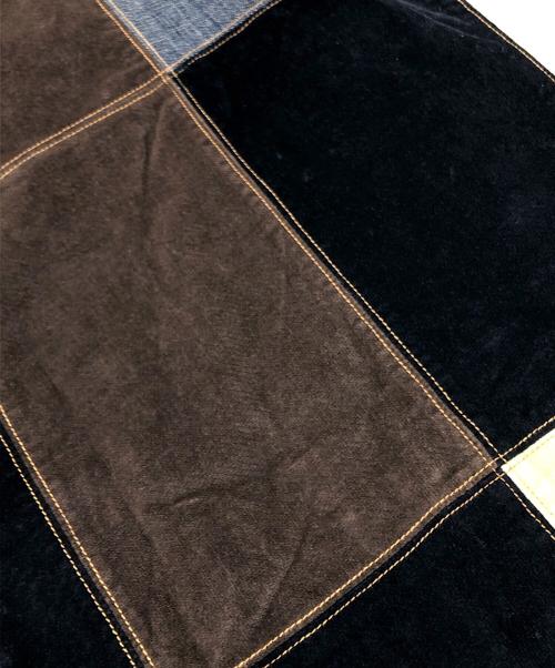 pellepelle（ペレペレ）pellepelle (ペレペレ) パッチワークデニムジャケット インディゴ サイズ:XXLの古着・服飾アイテム