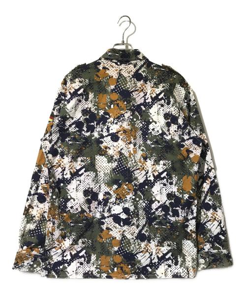 SARCASTIC Homme（サキャスティックオム）SARCASTIC Homme (サキャスティックオム) 海洋迷彩ジャケット グリーン×ブルー サイズ:不明の古着・服飾アイテム