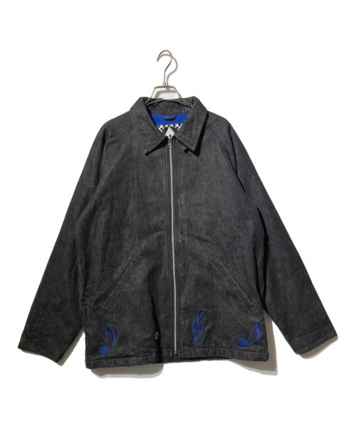 AIR WALK（エアウォーク）AIR WALK (エアウォーク) インフリースデニムジャケット ブラック サイズ:Fの古着・服飾アイテム