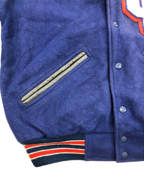OMNI SPORTS（オムニ スポーツ）OMNI SPORTS (オムニ スポーツ) スタジャン ブルー サイズ:Ｍの古着・服飾アイテム