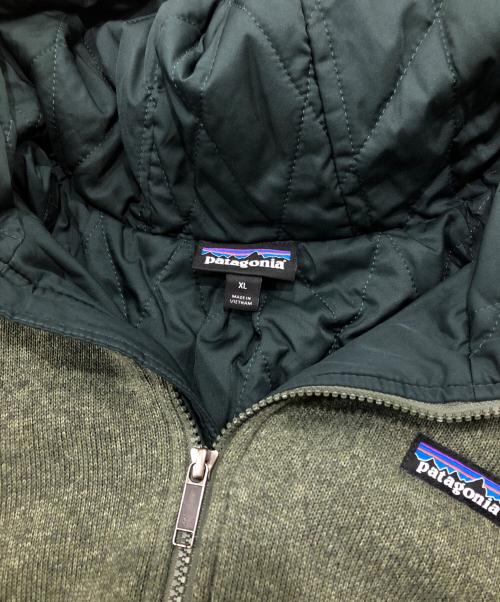 Patagonia（パタゴニア）Patagonia (パタゴニア) インサレーテッドベターセーターフーディー オリーブ サイズ:XLの古着・服飾アイテム