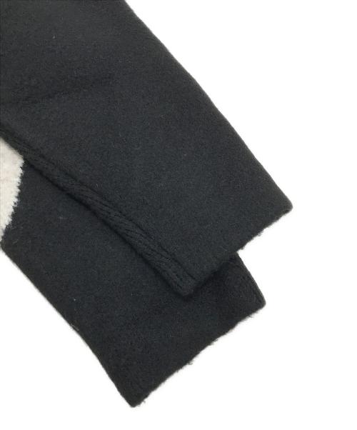 NKNIT（ンニット）NKNIT (ンニット) pattern knit(パターン　ニット) ブラックの古着・服飾アイテム