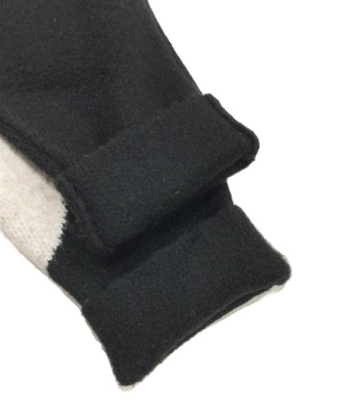 NKNIT（ンニット）NKNIT (ンニット) pattern knit(パターン　ニット) ブラックの古着・服飾アイテム