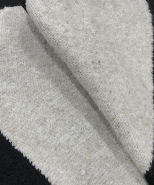 NKNIT（ンニット）NKNIT (ンニット) pattern knit(パターン　ニット) ブラックの古着・服飾アイテム