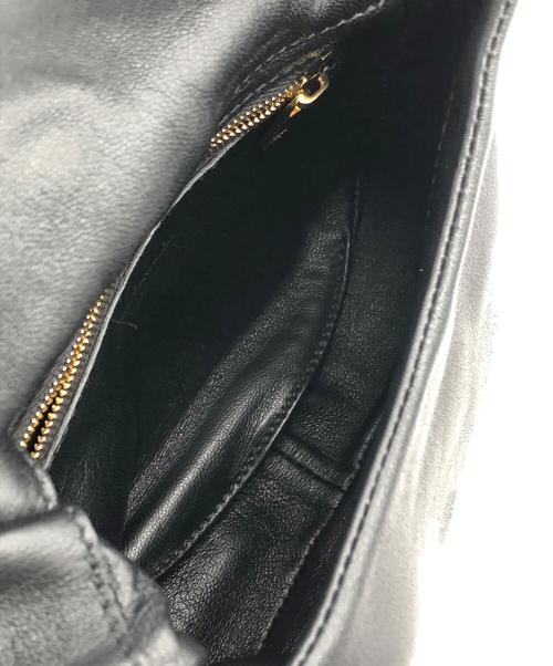 JIL SANDER（ジルサンダー）JIL SANDER (ジルサンダー) レザーミニポーチ/SPHERE POUCH ブラックの古着・服飾アイテム