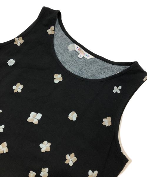 LEONARD SPORT（レオナール スポーツ）LEONARD SPORT (レオナール スポーツ) 花柄ワンピース ブラック サイズ:40の古着・服飾アイテム