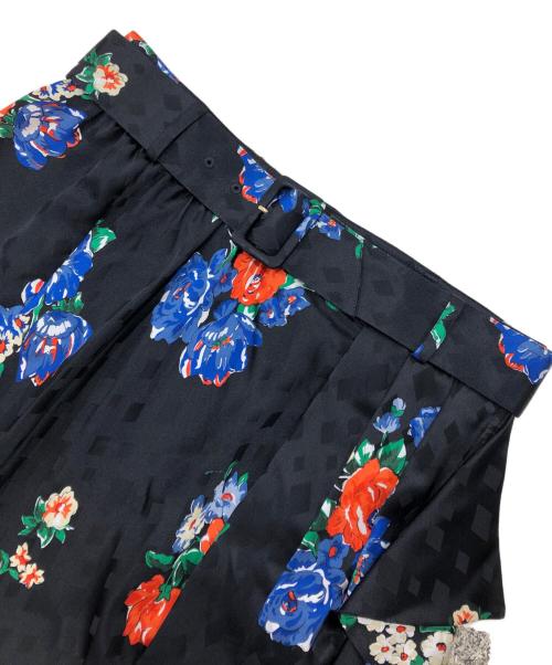 TORY BURCH（トリーバーチ）TORY BURCH (トリーバーチ) シルクラップスカート ネイビー サイズ:4の古着・服飾アイテム