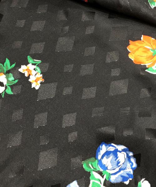 TORY BURCH（トリーバーチ）TORY BURCH (トリーバーチ) シルクラップスカート ネイビー サイズ:4の古着・服飾アイテム