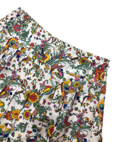 TORY BURCH（トリーバーチ）TORY BURCH (トリーバーチ) シルクプリーツスカート ベージュ サイズ:2の古着・服飾アイテム