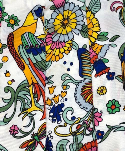 TORY BURCH（トリーバーチ）TORY BURCH (トリーバーチ) シルクプリーツスカート ベージュ サイズ:2の古着・服飾アイテム