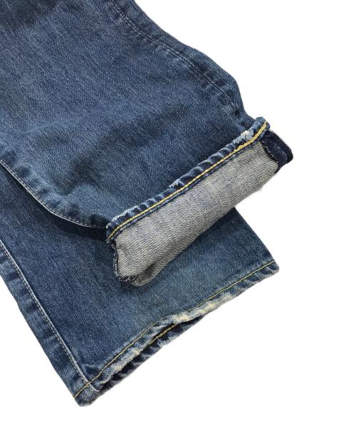 Hysteric Glamour（ヒステリックグラマー）Hysteric Glamour (ヒステリックグラマー) プリントスタッズデニムパンツ インディゴ サイズ:28incの古着・服飾アイテム