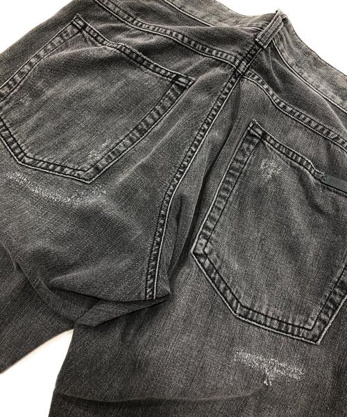 DOLCE & GABBANA（ドルチェ＆ガッバーナ）DOLCE & GABBANA (ドルチェ＆ガッバーナ) ダメージサマーデニムパンツ グレー サイズ:44の古着・服飾アイテム