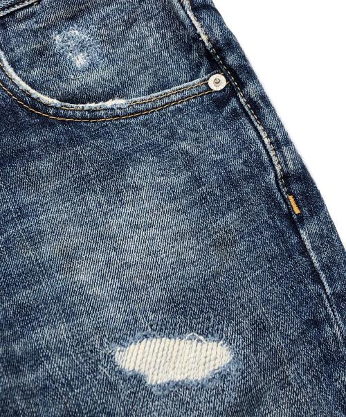 DSQUARED2（ディースクエアード）DSQUARED2 (ディースクエアード) ダメージデニムパンツ インディゴ サイズ:44の古着・服飾アイテム