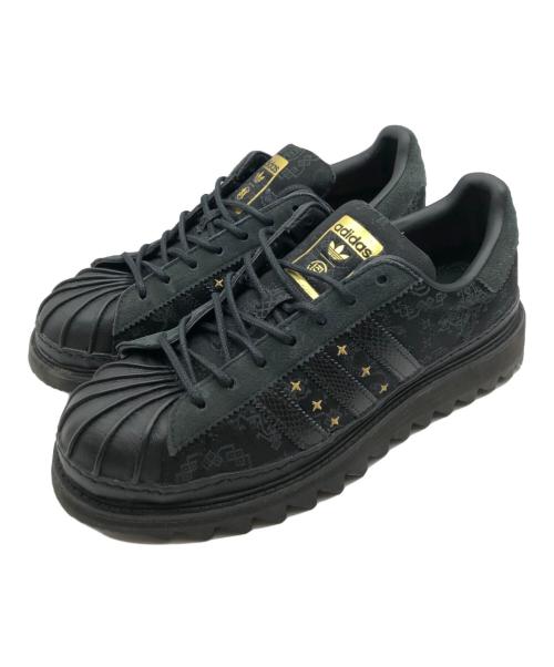 adidas（アディダス）adidas (アディダス) CLOT SUPERSTAR LNY CORE　（クロット スーパースター ルナ ニューイヤー コア） ブラック サイズ:27の古着・服飾アイテム