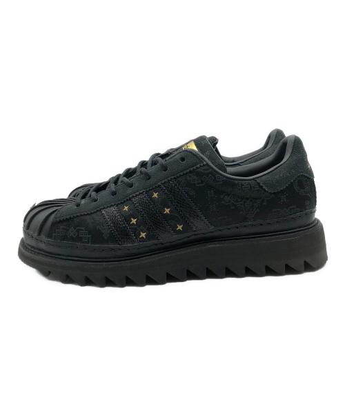 adidas（アディダス）adidas (アディダス) CLOT SUPERSTAR LNY CORE　（クロット スーパースター ルナ ニューイヤー コア） ブラック サイズ:27の古着・服飾アイテム