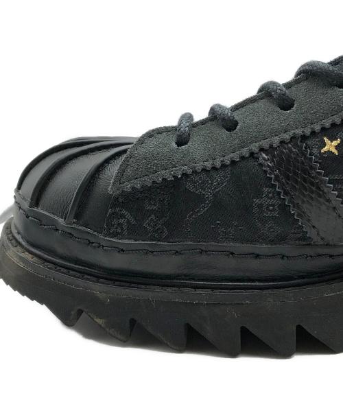 adidas（アディダス）adidas (アディダス) CLOT SUPERSTAR LNY CORE　（クロット スーパースター ルナ ニューイヤー コア） ブラック サイズ:27の古着・服飾アイテム