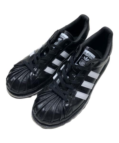 adidas（アディダス）adidas (アディダス) CLOT (クロット) Originals Superstar ホワイト×ブラック サイズ:US9/UK8 1/2/FR 42 2/3の古着・服飾アイテム