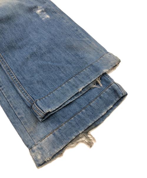 DOLCE & GABBANA（ドルチェ＆ガッバーナ）DOLCE & GABBANA (ドルチェ＆ガッバーナ) フレアダメージデニムパンツ インディゴ サイズ:40の古着・服飾アイテム