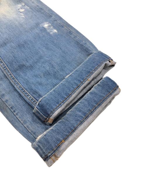 DOLCE & GABBANA（ドルチェ＆ガッバーナ）DOLCE & GABBANA (ドルチェ＆ガッバーナ) フレアダメージデニムパンツ インディゴ サイズ:40の古着・服飾アイテム