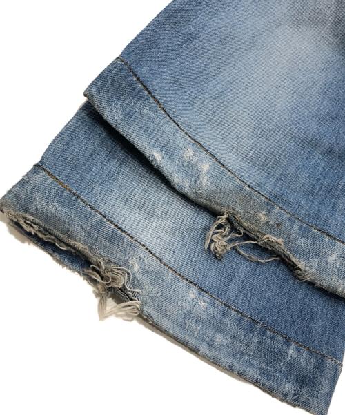 DOLCE & GABBANA（ドルチェ＆ガッバーナ）DOLCE & GABBANA (ドルチェ＆ガッバーナ) フレアダメージデニムパンツ インディゴ サイズ:40の古着・服飾アイテム