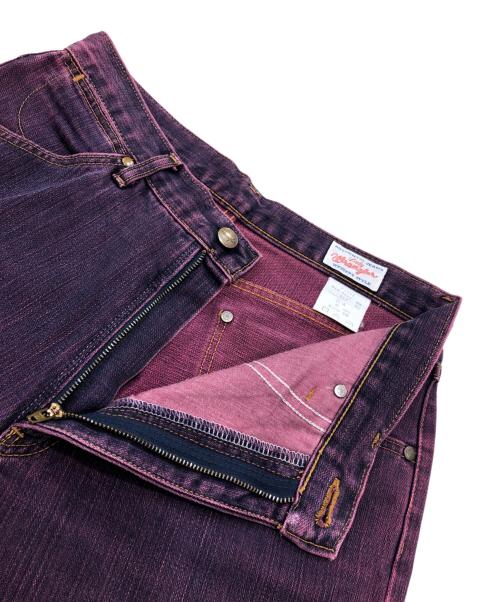 Wrangler（ラングラー）Wrangler (ラングラー) フレアデニムパンツ パープル サイズ:31-4の古着・服飾アイテム