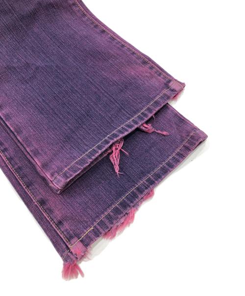 Wrangler（ラングラー）Wrangler (ラングラー) フレアデニムパンツ パープル サイズ:31-4の古着・服飾アイテム
