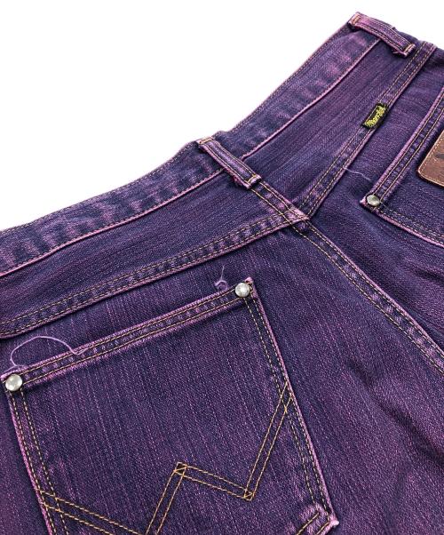 Wrangler（ラングラー）Wrangler (ラングラー) フレアデニムパンツ パープル サイズ:31-4の古着・服飾アイテム