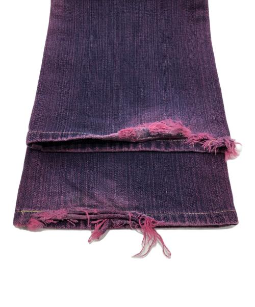 Wrangler（ラングラー）Wrangler (ラングラー) フレアデニムパンツ パープル サイズ:31-4の古着・服飾アイテム